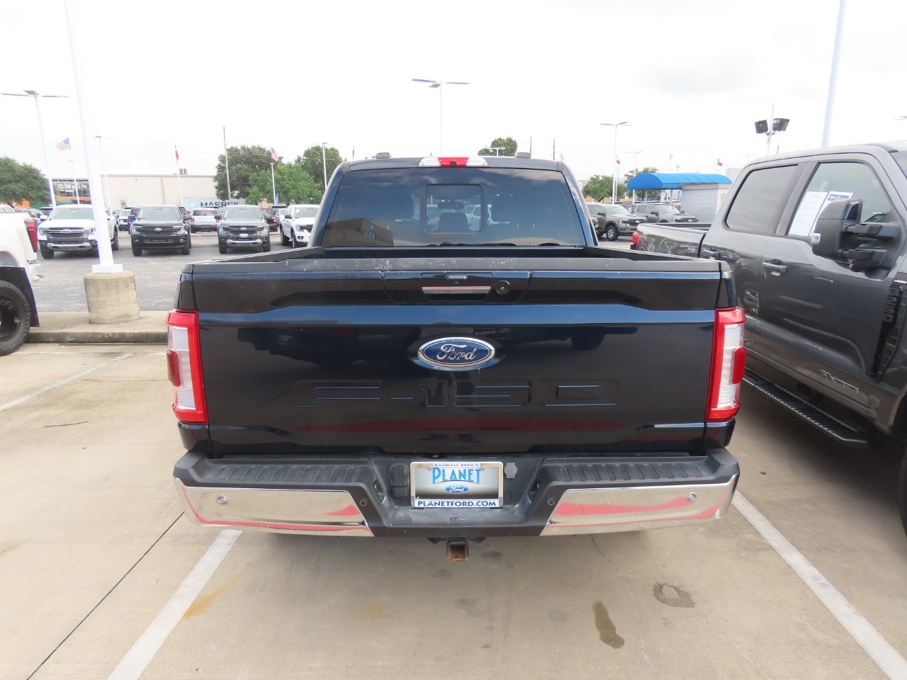 2023 Ford F-150 LARIAT Antimatter Blue Metallic at Planet Ford