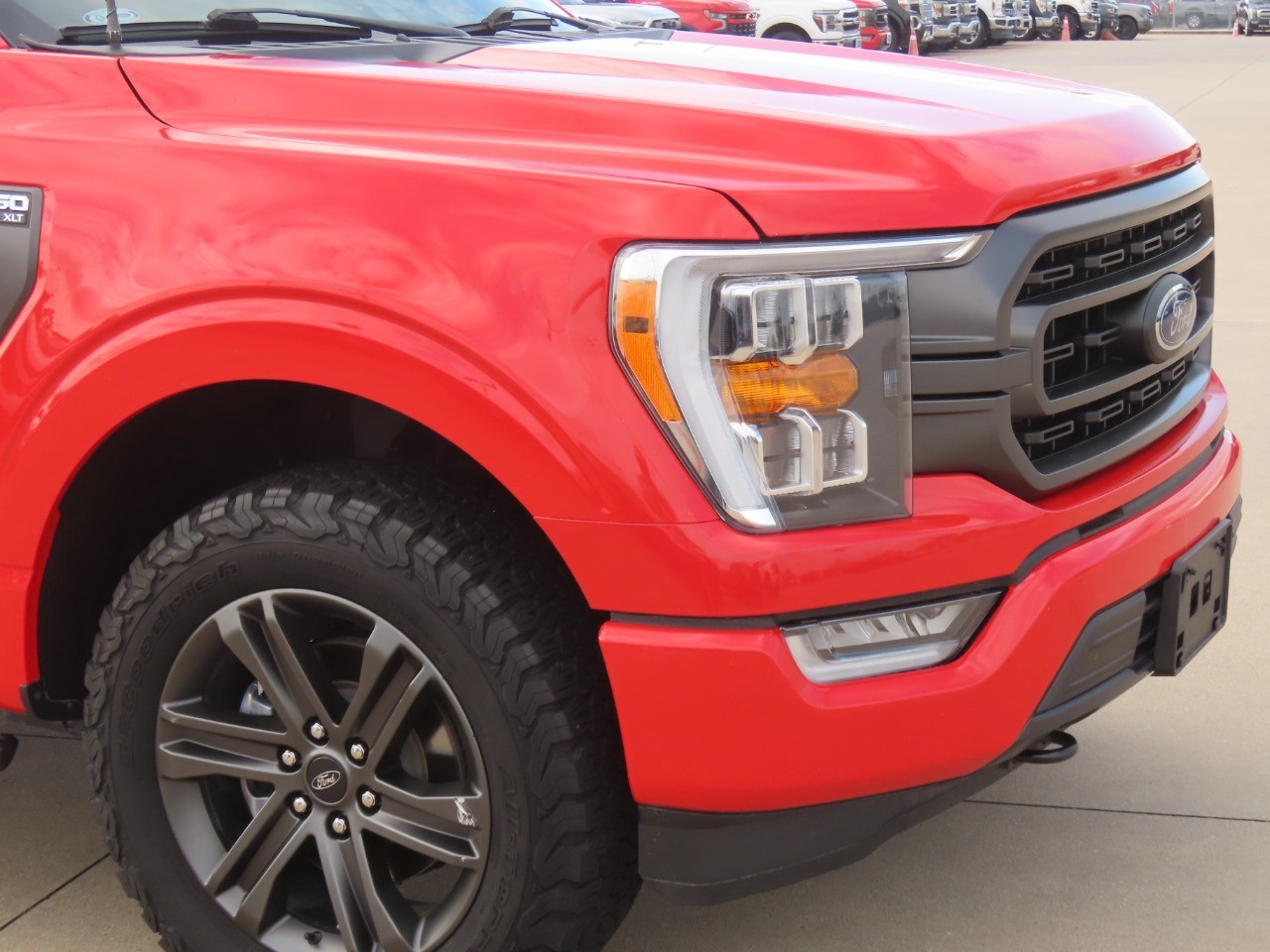2022 Ford F-150 LARIAT Race Red at Planet Ford