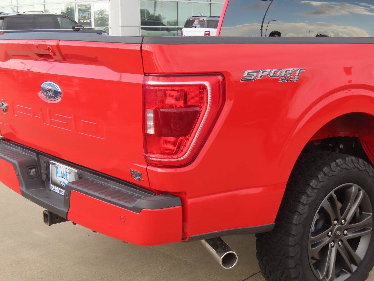 2022 Ford F-150 LARIAT Race Red at Planet Ford