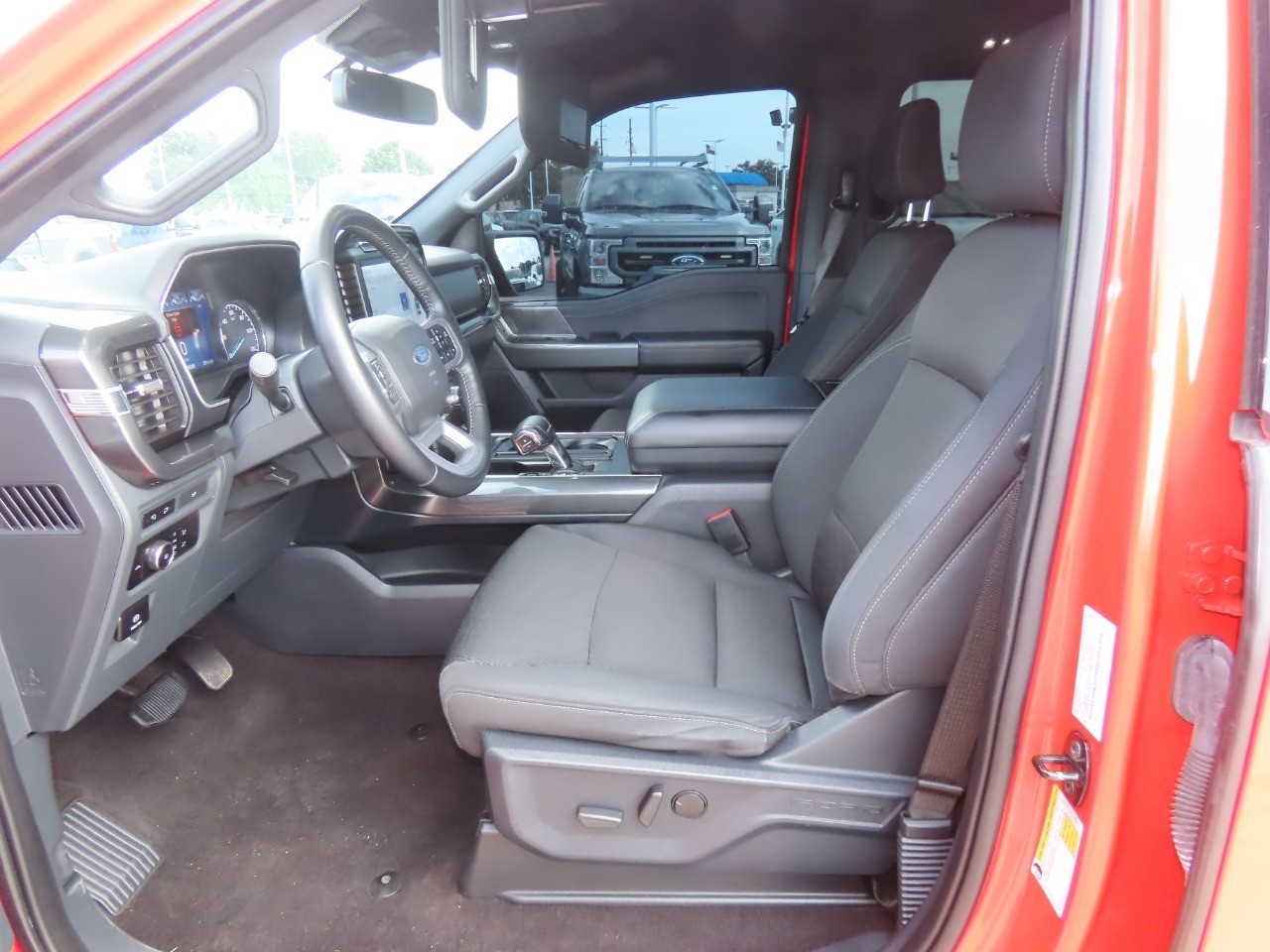 2022 Ford F-150 LARIAT Race Red at Planet Ford