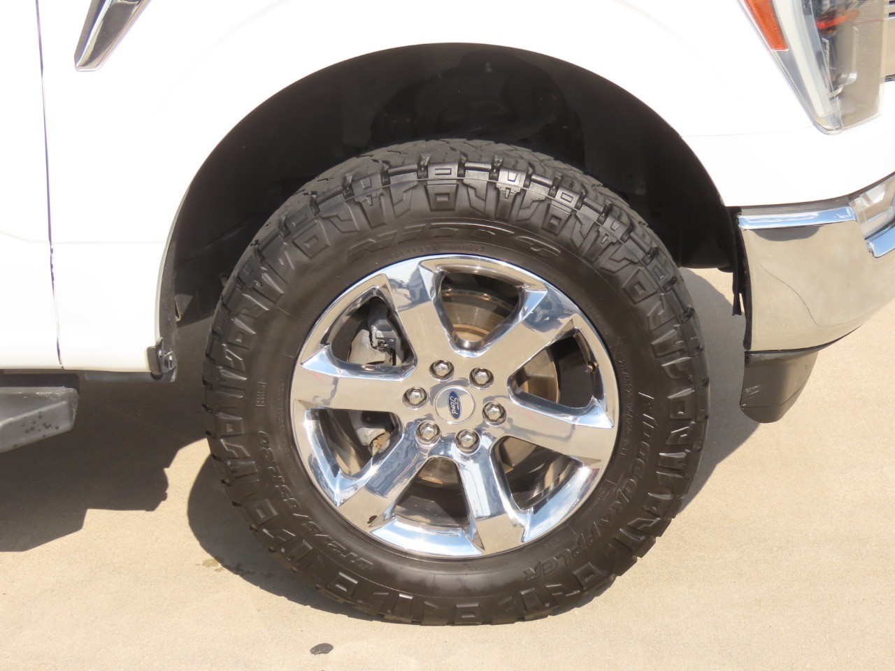 2021 Ford F-150 LARIAT Star White Metallic Tri-Coat at Planet Ford