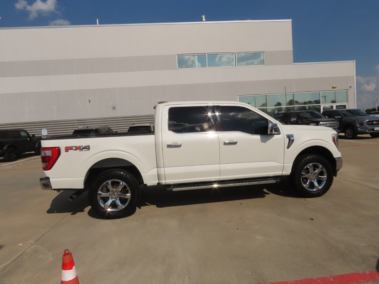 2021 Ford F-150 LARIAT Star White Metallic Tri-Coat at Planet Ford
