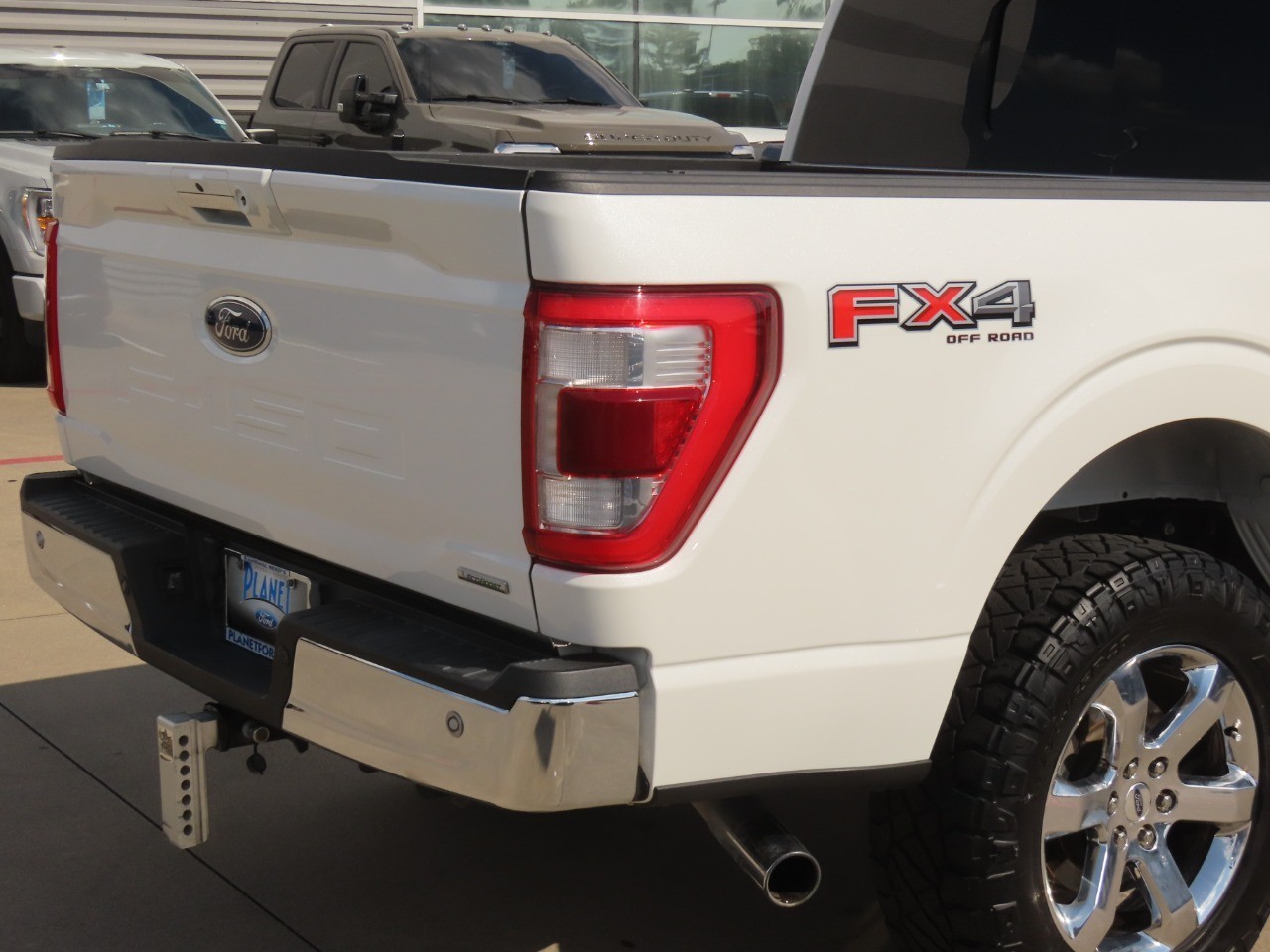 2021 Ford F-150 LARIAT Star White Metallic Tri-Coat at Planet Ford