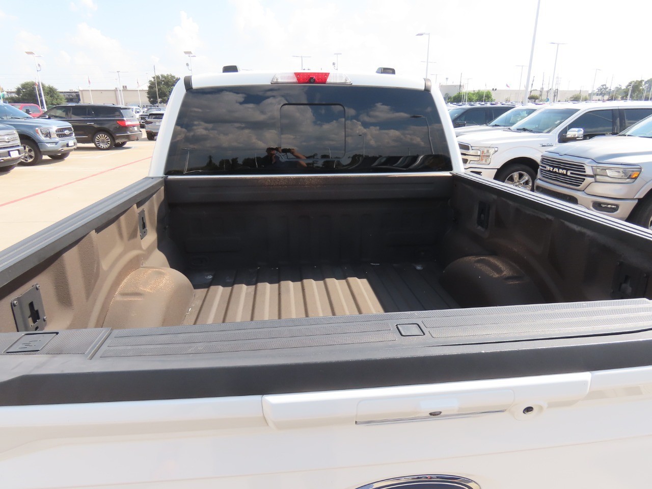 2021 Ford F-150 LARIAT Star White Metallic Tri-Coat at Planet Ford