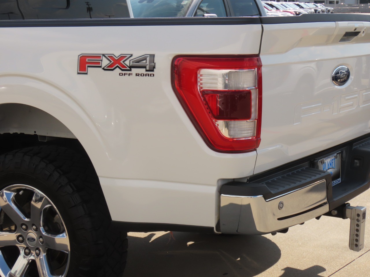 2021 Ford F-150 LARIAT Star White Metallic Tri-Coat at Planet Ford