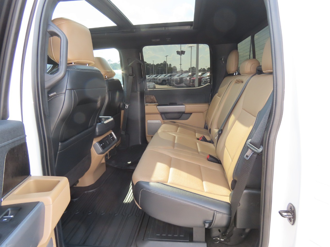 2021 Ford F-150 LARIAT Star White Metallic Tri-Coat at Planet Ford