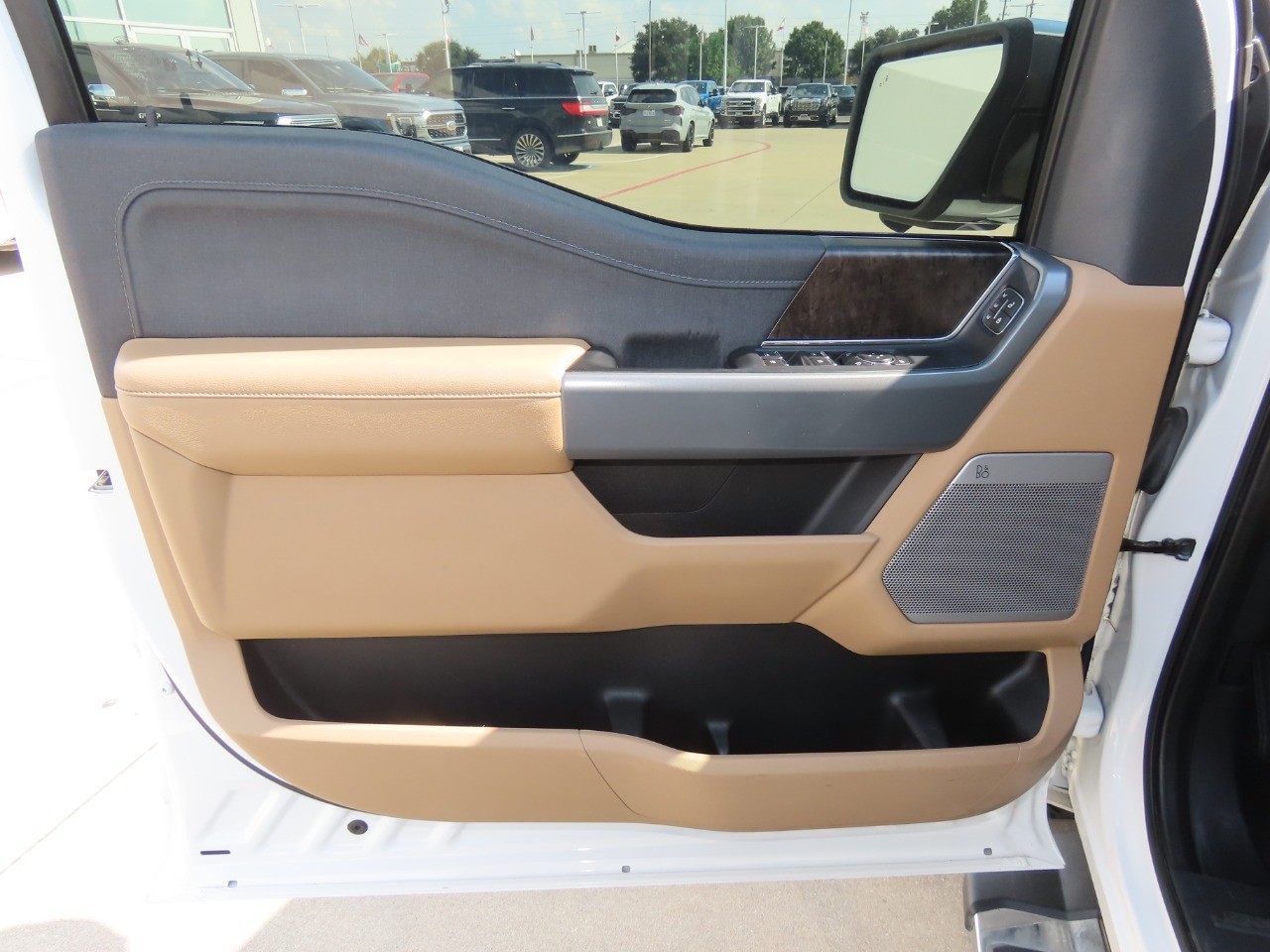 2021 Ford F-150 LARIAT Star White Metallic Tri-Coat at Planet Ford