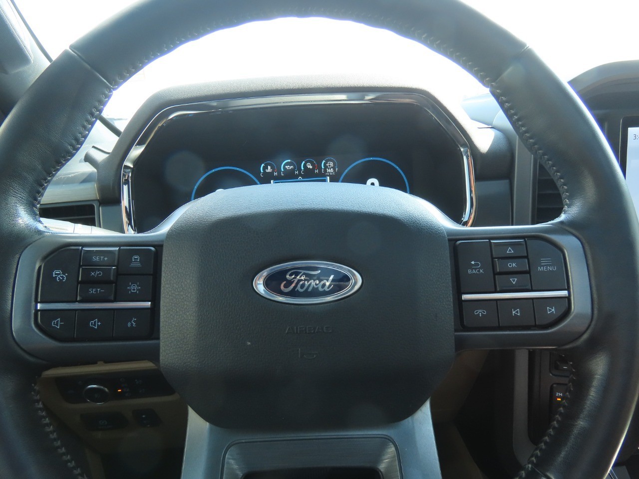 2021 Ford F-150 LARIAT Star White Metallic Tri-Coat at Planet Ford