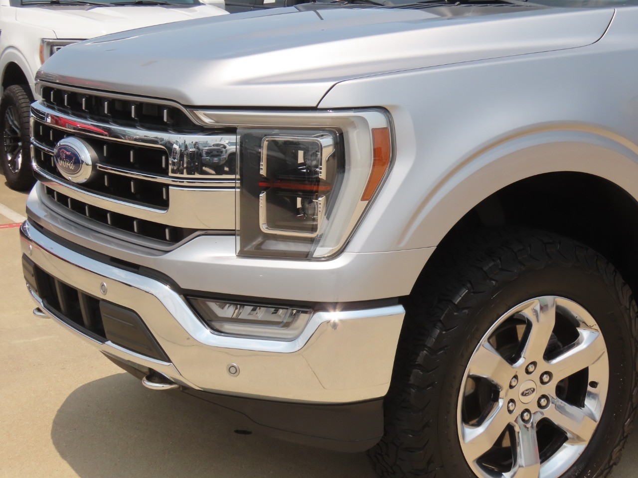 2022 Ford F-150 LARIAT Iconic Silver Metallic at Planet Ford