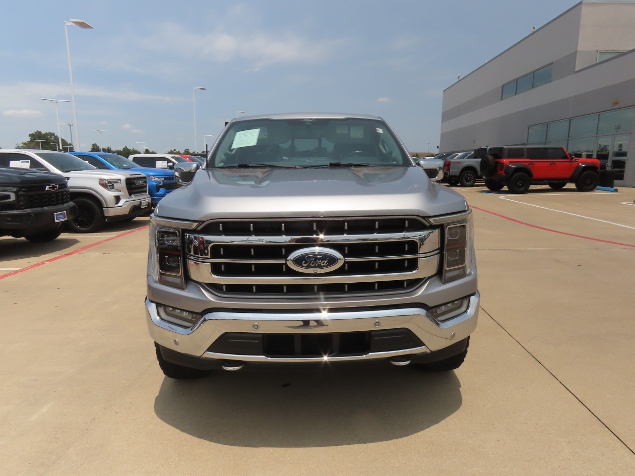 2022 Ford F-150 LARIAT Iconic Silver Metallic at Planet Ford