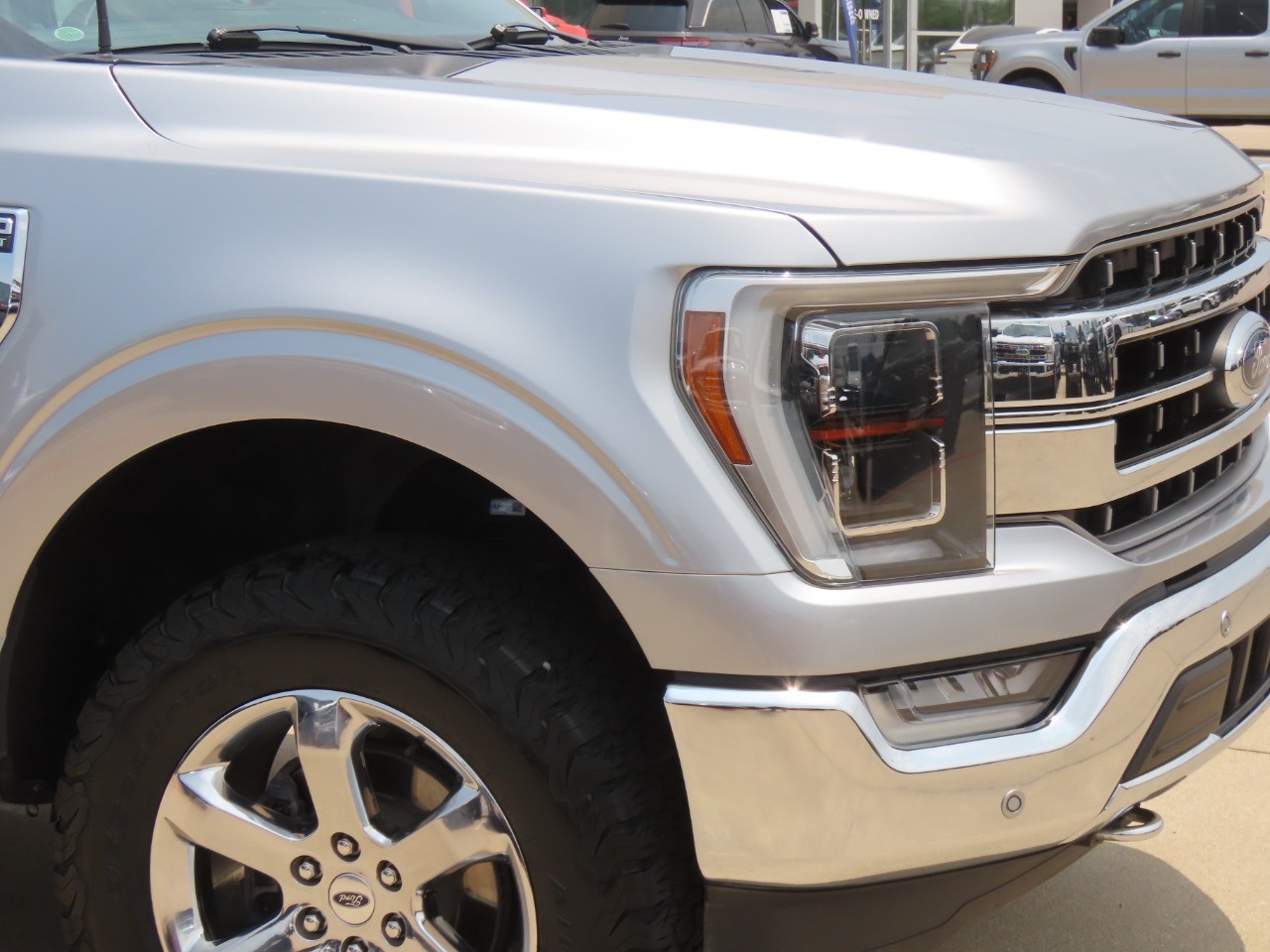 2022 Ford F-150 LARIAT Iconic Silver Metallic at Planet Ford