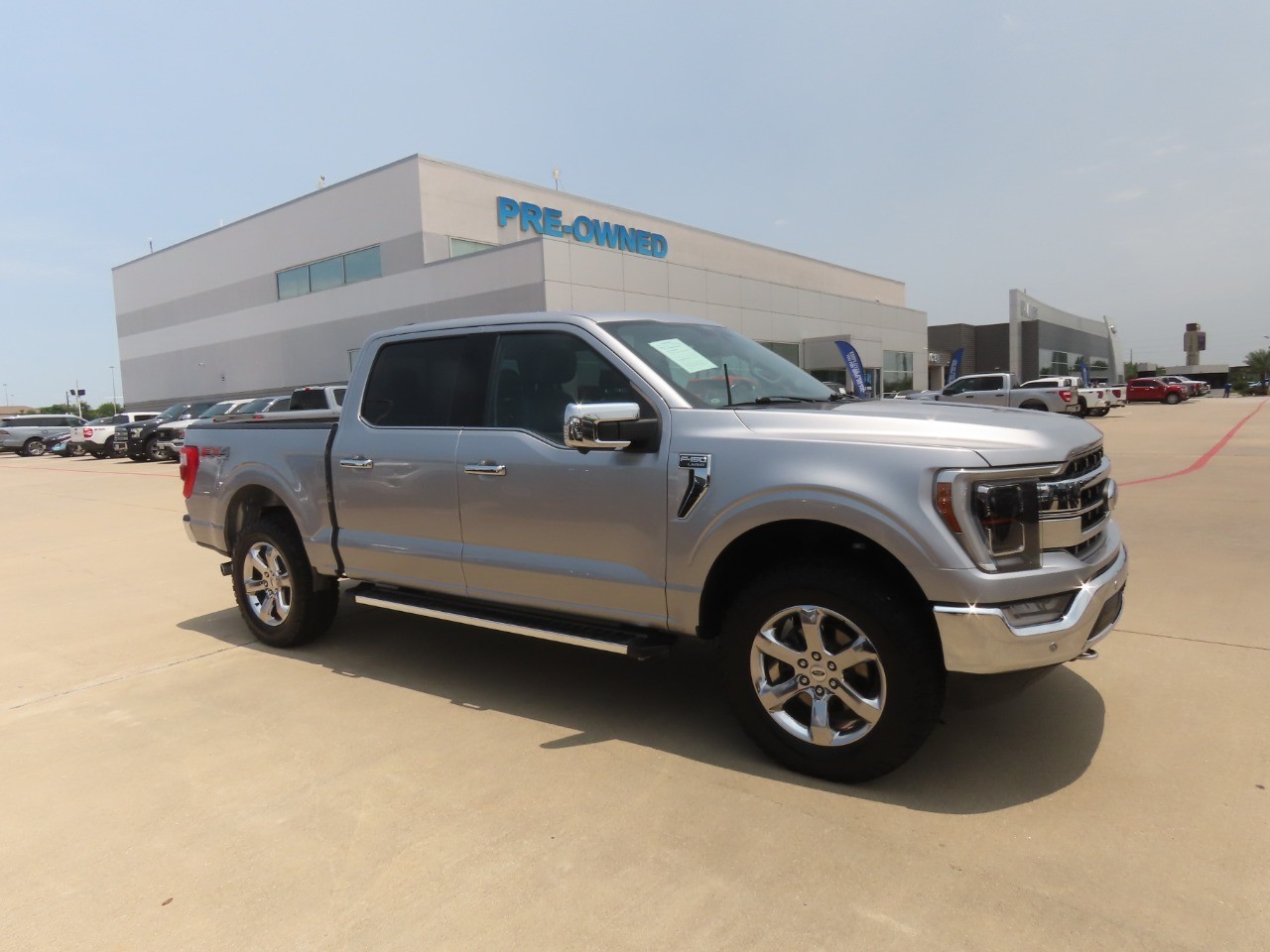 2022 Ford F-150 LARIAT Iconic Silver Metallic at Planet Ford