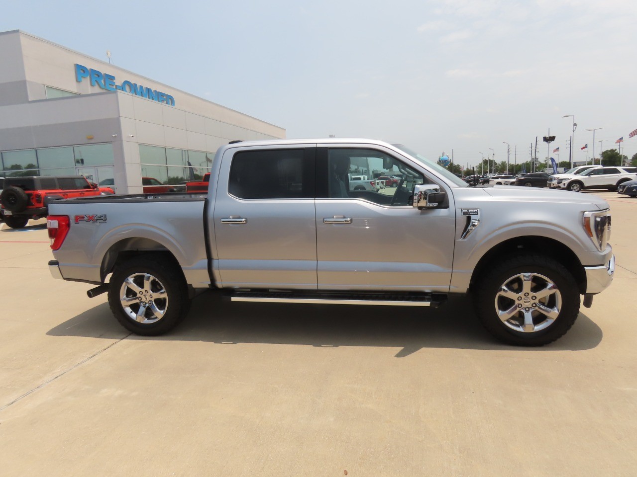 2022 Ford F-150 LARIAT Iconic Silver Metallic at Planet Ford