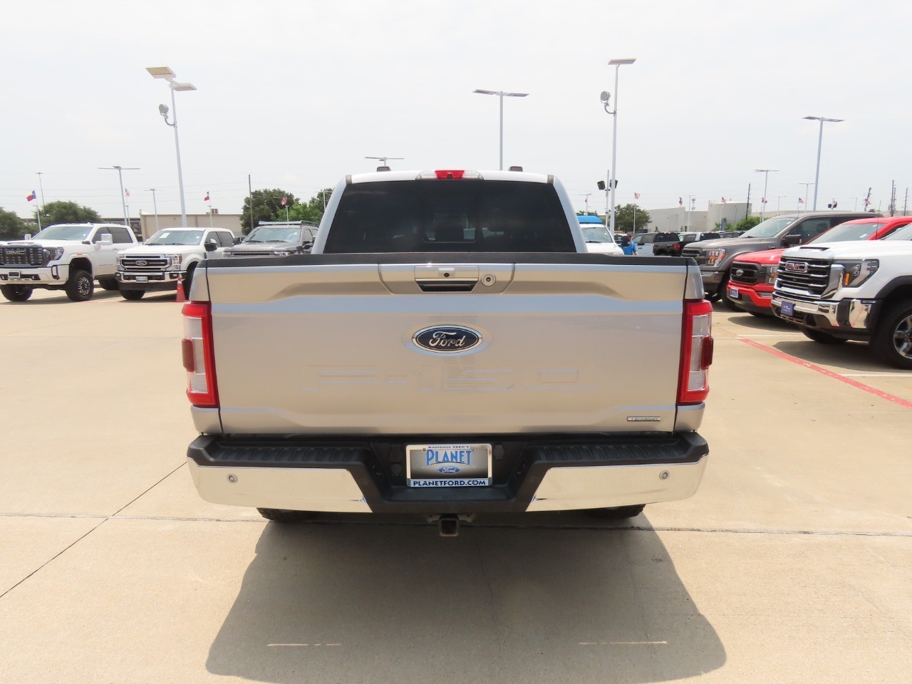 2022 Ford F-150 LARIAT Iconic Silver Metallic at Planet Ford