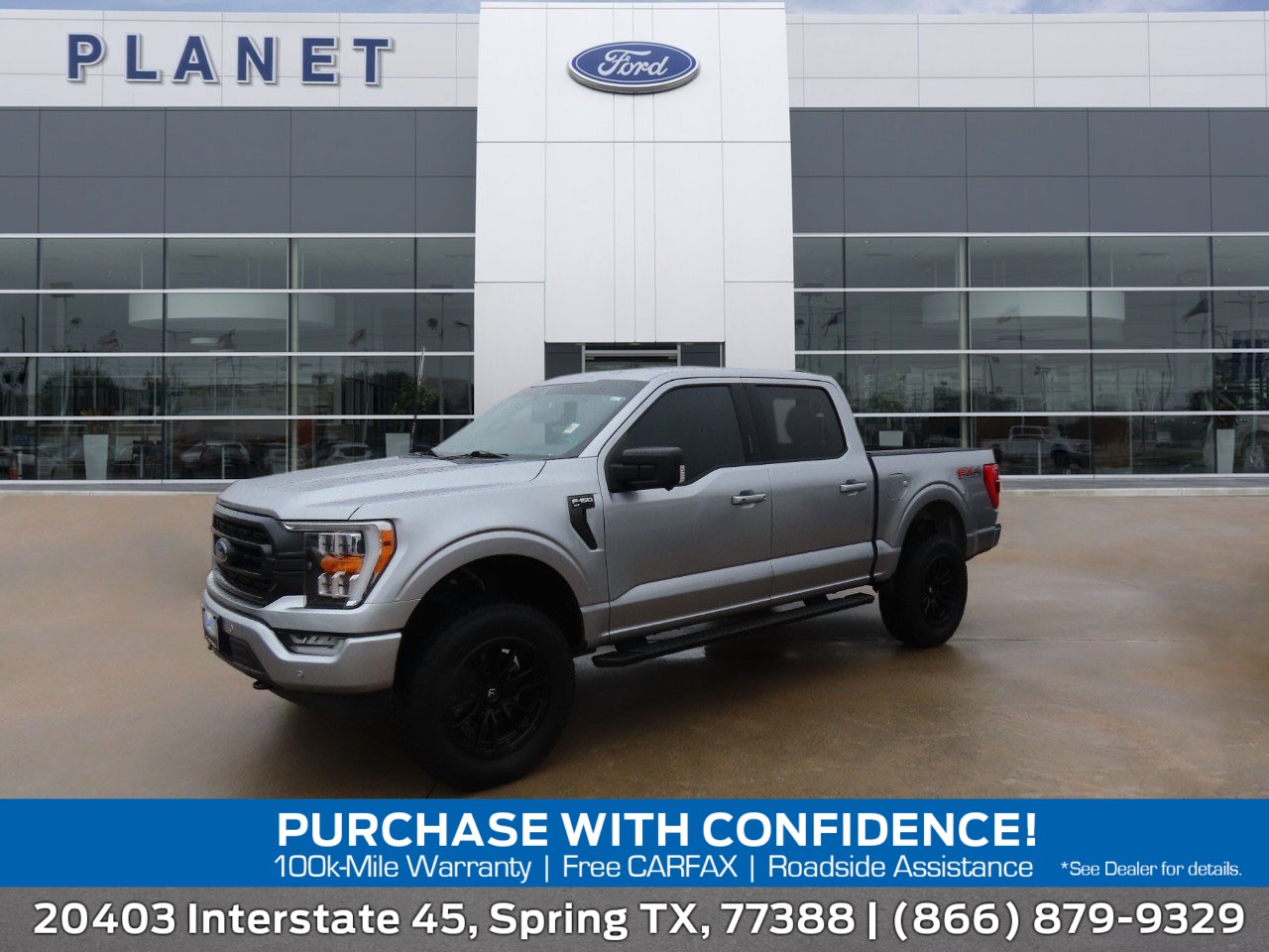 2022 Ford F-150 XLT Iconic Silver Metallic at Planet Ford