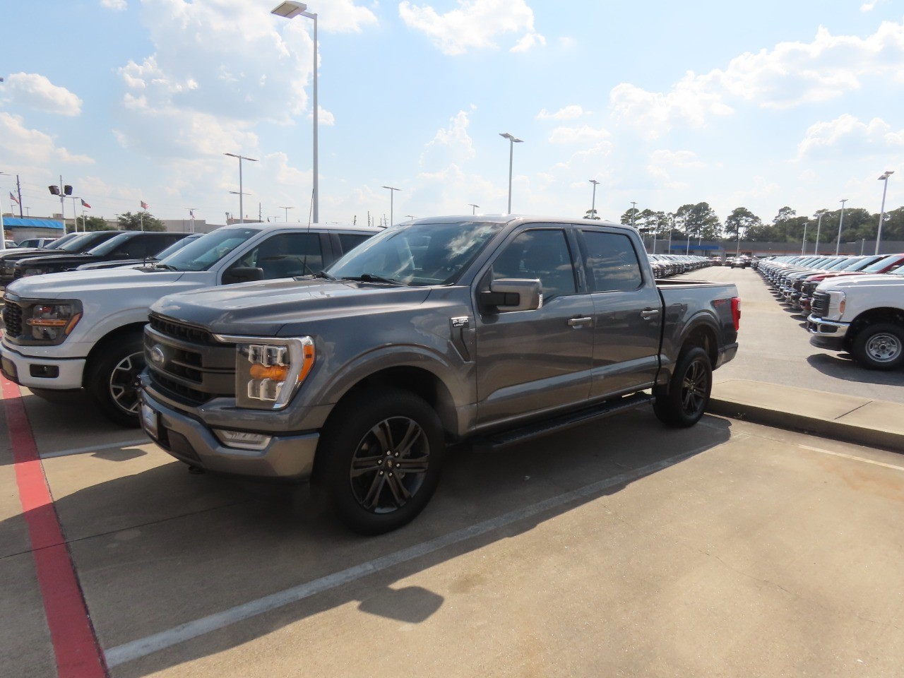 2022 Ford F-150 LARIAT Carbonized Gray Metallic at Planet Ford