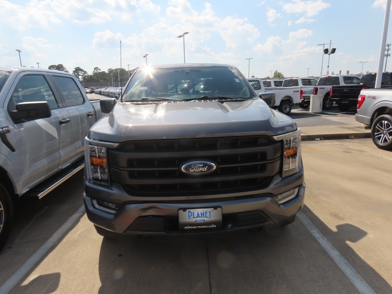 2022 Ford F-150 LARIAT Carbonized Gray Metallic at Planet Ford