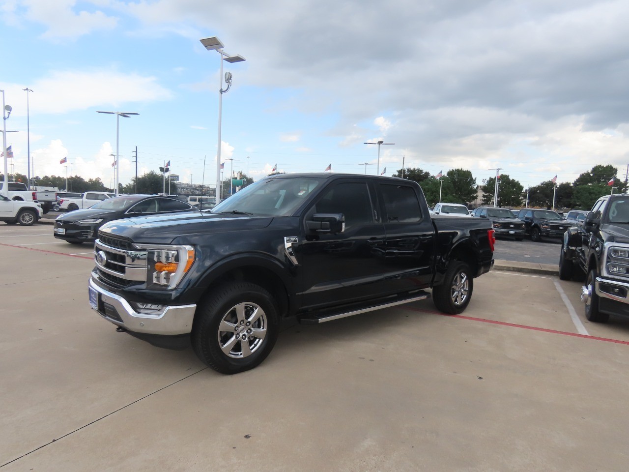 2021 Ford F-150 LARIAT Antimatter Blue Metallic at Planet Ford