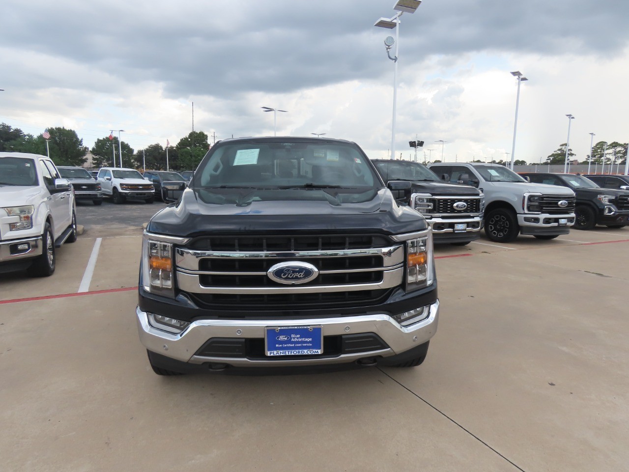 2021 Ford F-150 LARIAT Antimatter Blue Metallic at Planet Ford