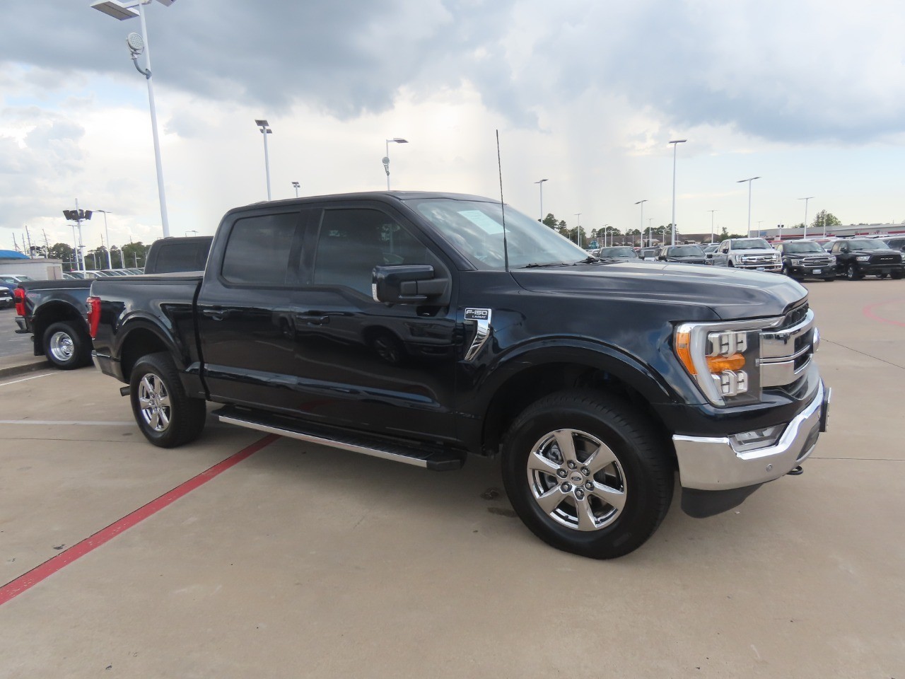 2021 Ford F-150 LARIAT Antimatter Blue Metallic at Planet Ford