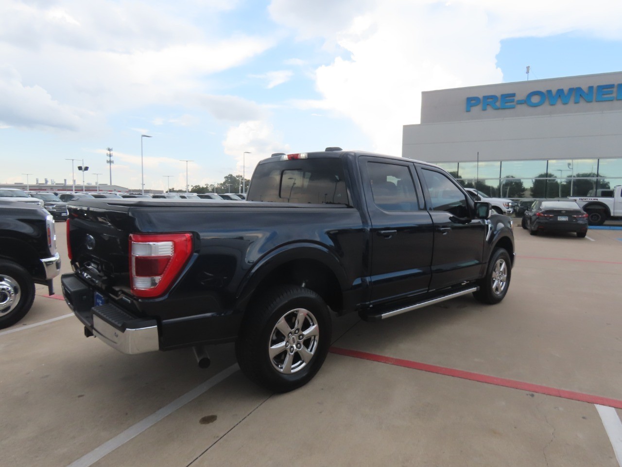 2021 Ford F-150 LARIAT Antimatter Blue Metallic at Planet Ford