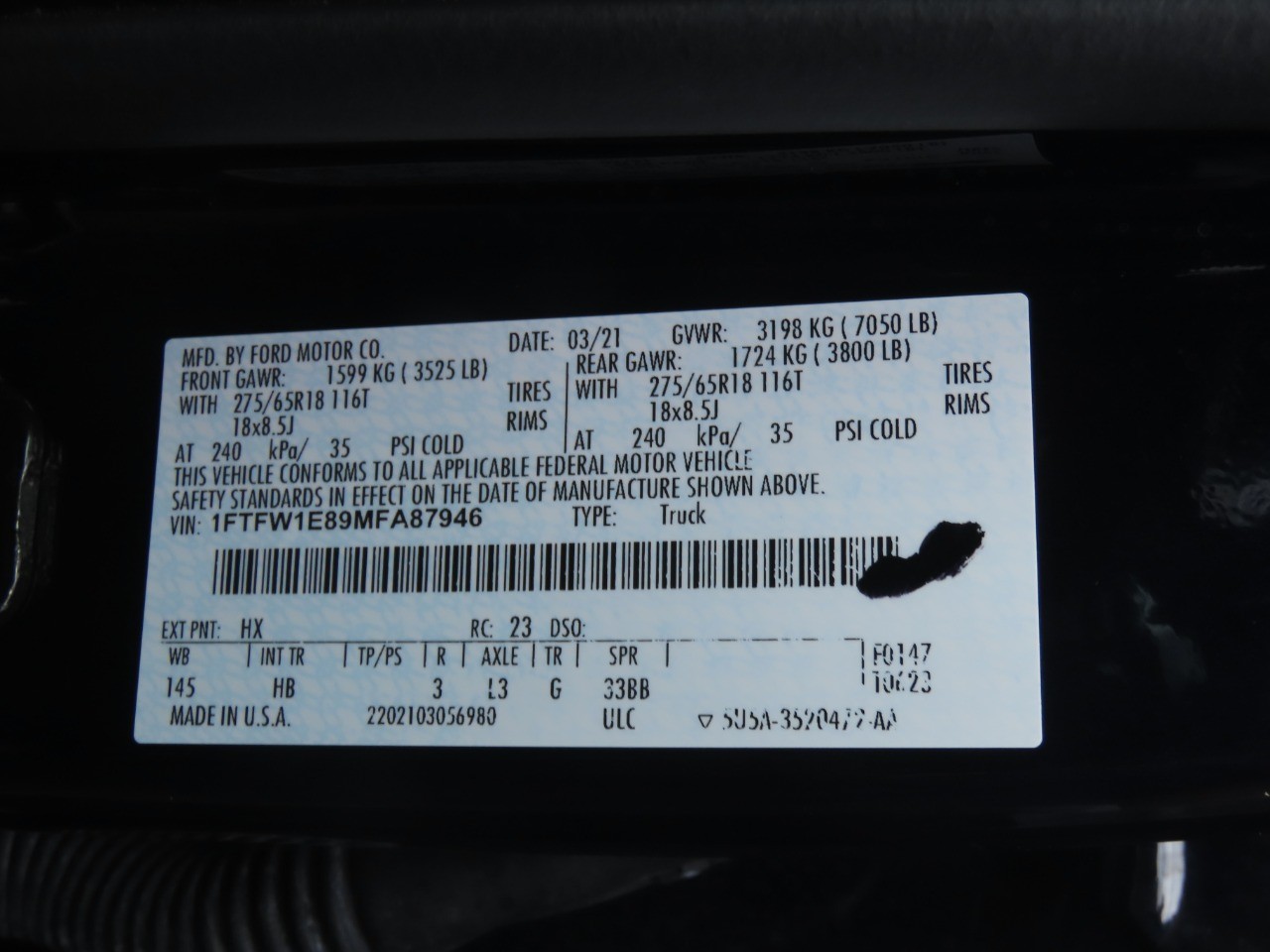 2021 Ford F-150 LARIAT Antimatter Blue Metallic at Planet Ford