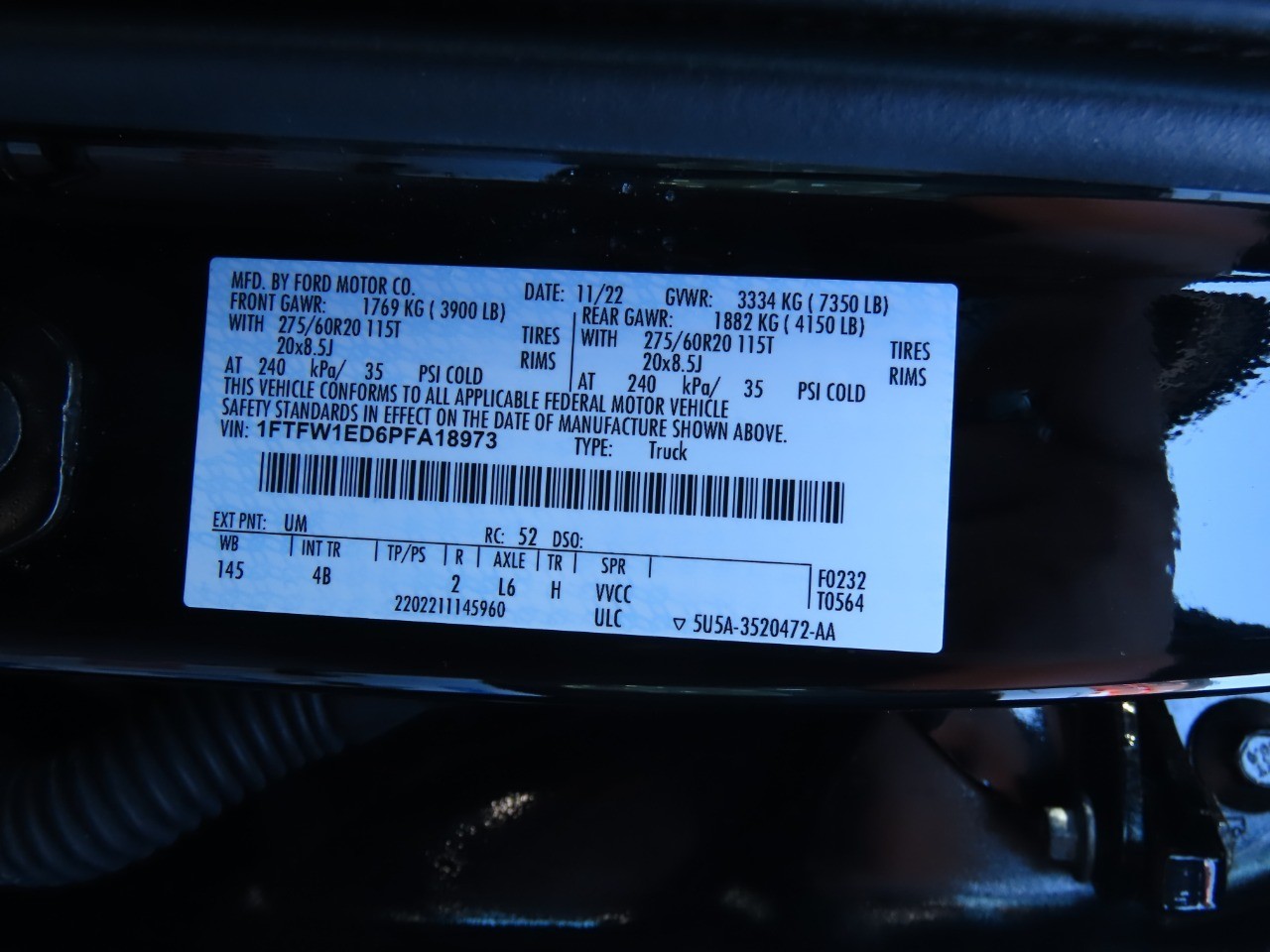 2023 Ford F-150 XLT Agate Black Metallic at Planet Ford