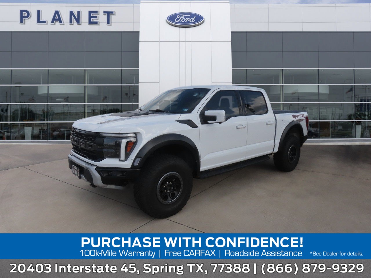 2024 Ford F-150 Raptor Oxford White at Planet Ford