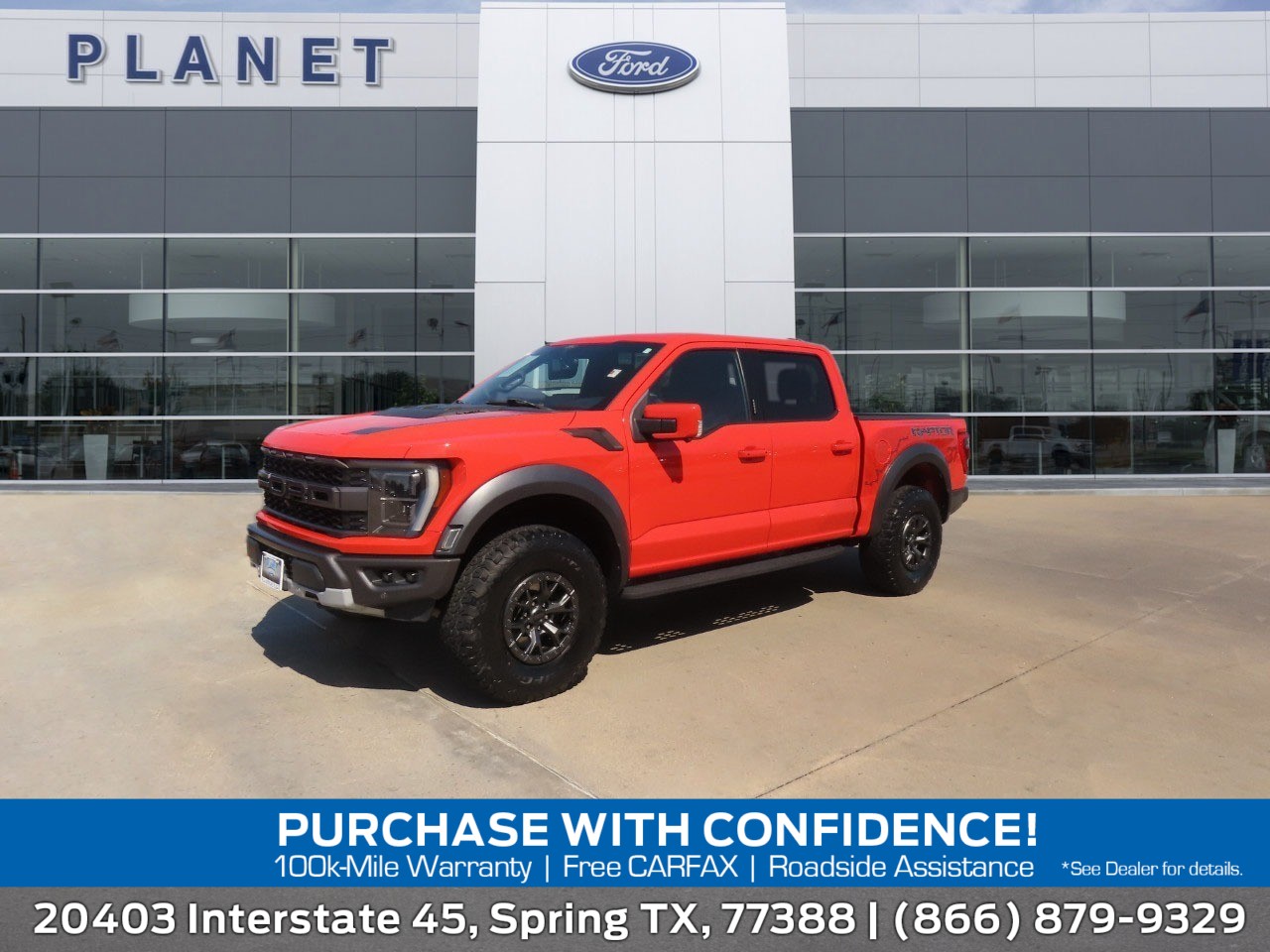 2021 Ford F-150 Raptor Code Orange Metallic at Planet Ford