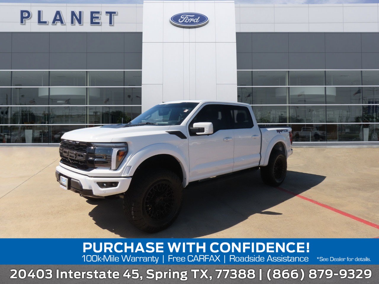 2025 Ford F-150 Raptor Oxford White at Planet Ford