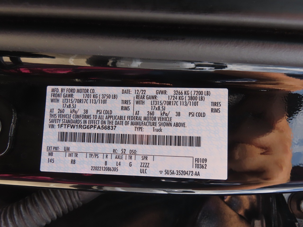 2023 Ford F-150 Raptor Agate Black Metallic at Planet Ford