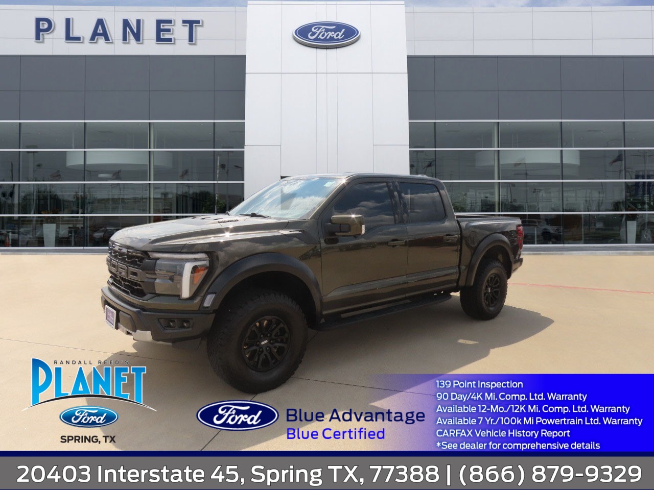 2025 Ford F-150 Raptor Shelter Green at Planet Ford