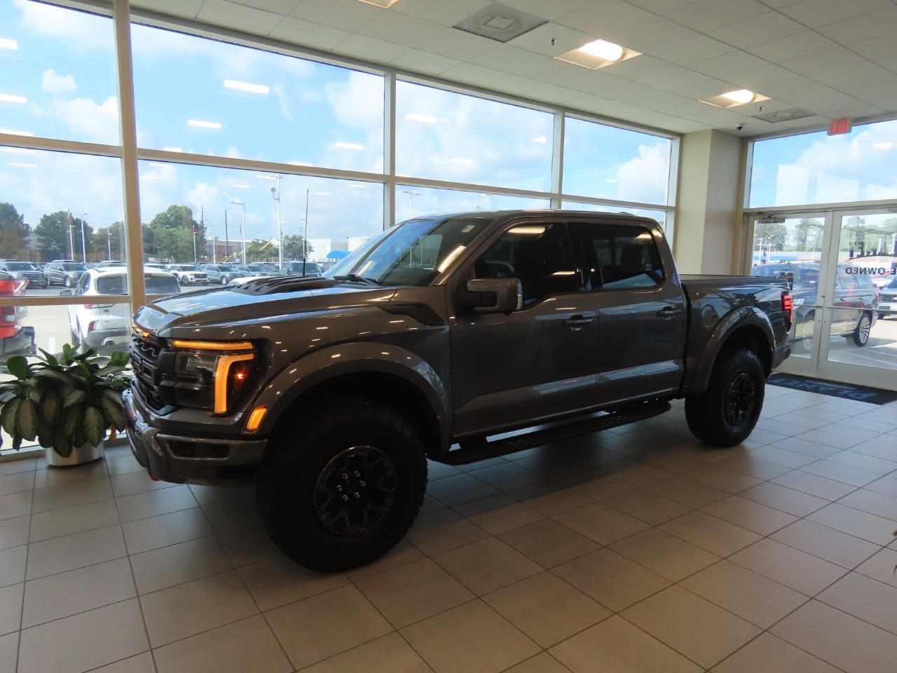 2024 Ford F-150 Raptor GRAY at Planet Ford