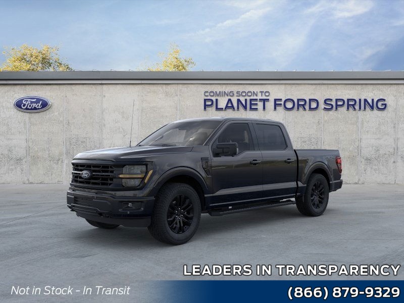 2025 Ford F-150 XLT Agate Black Metallic at Planet Ford