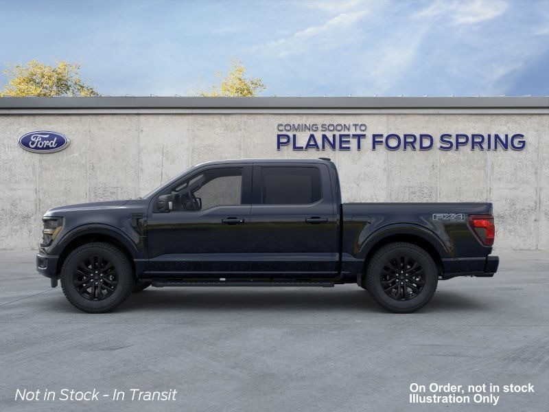 2025 Ford F-150 XLT Agate Black Metallic at Planet Ford