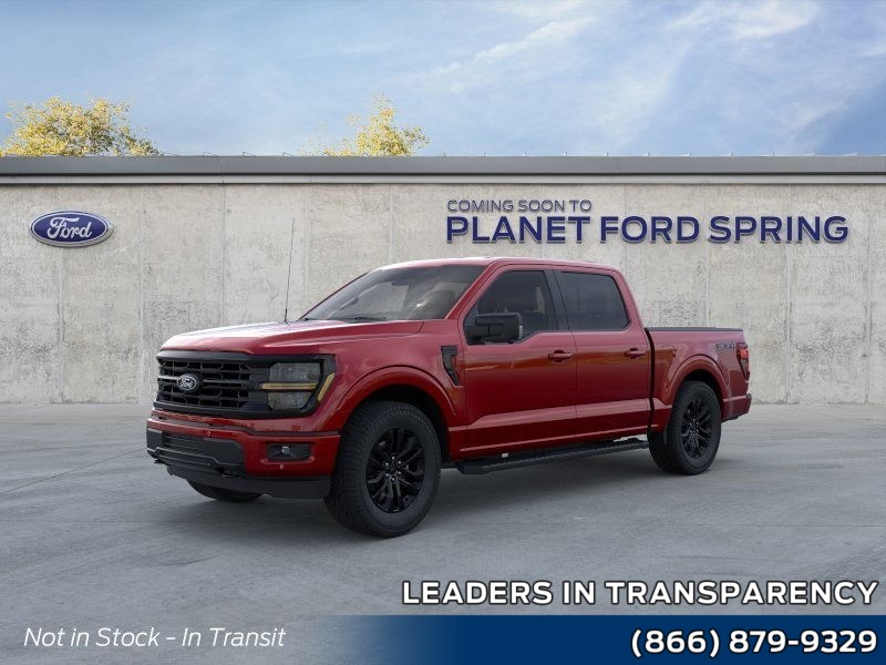 2025 Ford F-150 XLT Rapid Red Metallic Tinted Clearcoat at Planet Ford