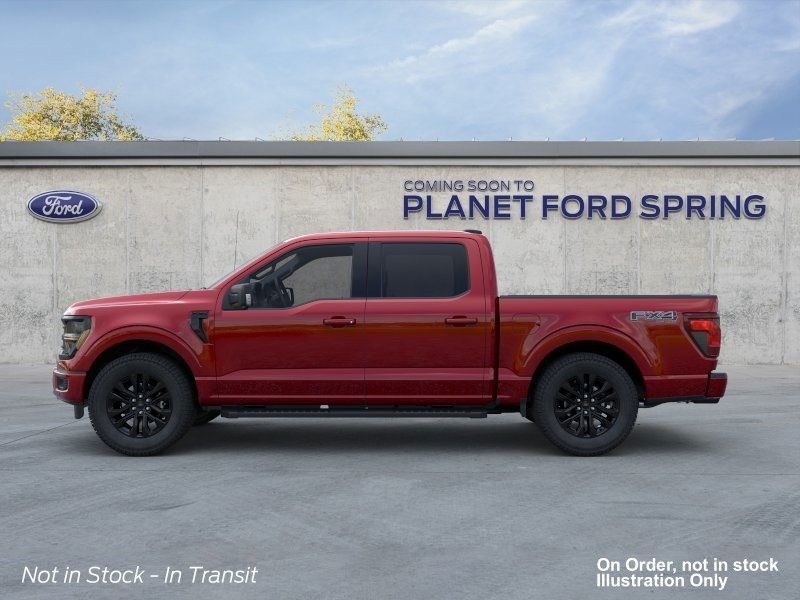 2025 Ford F-150 XLT Rapid Red Metallic Tinted Clearcoat at Planet Ford