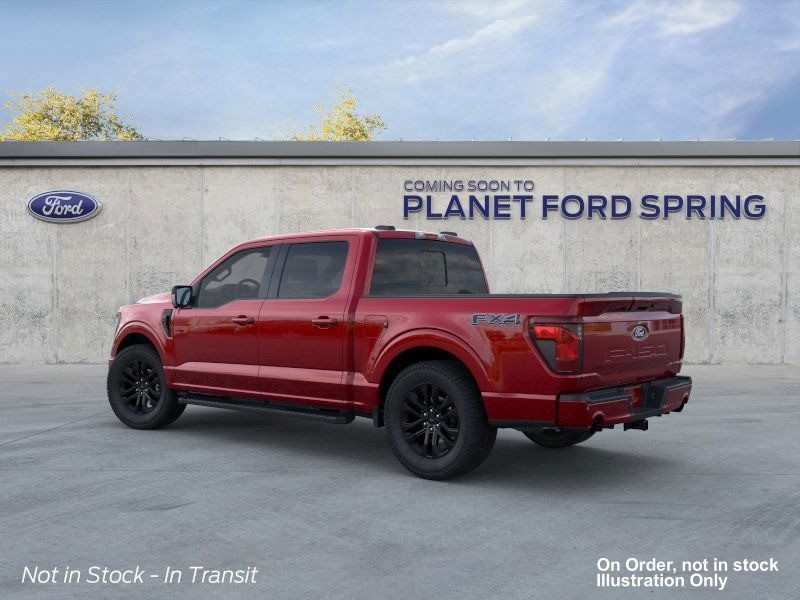 2025 Ford F-150 XLT Rapid Red Metallic Tinted Clearcoat at Planet Ford