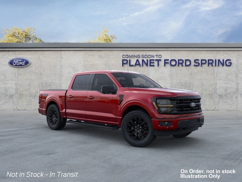 2025 Ford F-150 XLT Rapid Red Metallic Tinted Clearcoat at Planet Ford