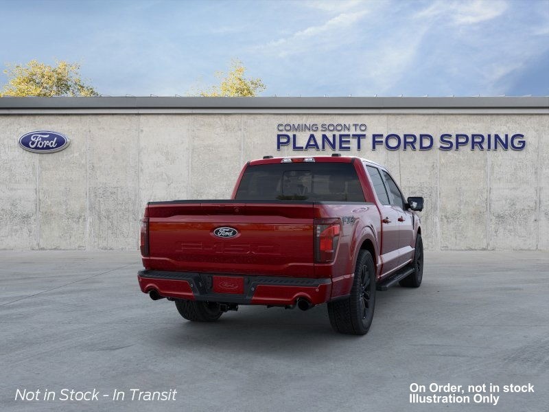 2025 Ford F-150 XLT Rapid Red Metallic Tinted Clearcoat at Planet Ford