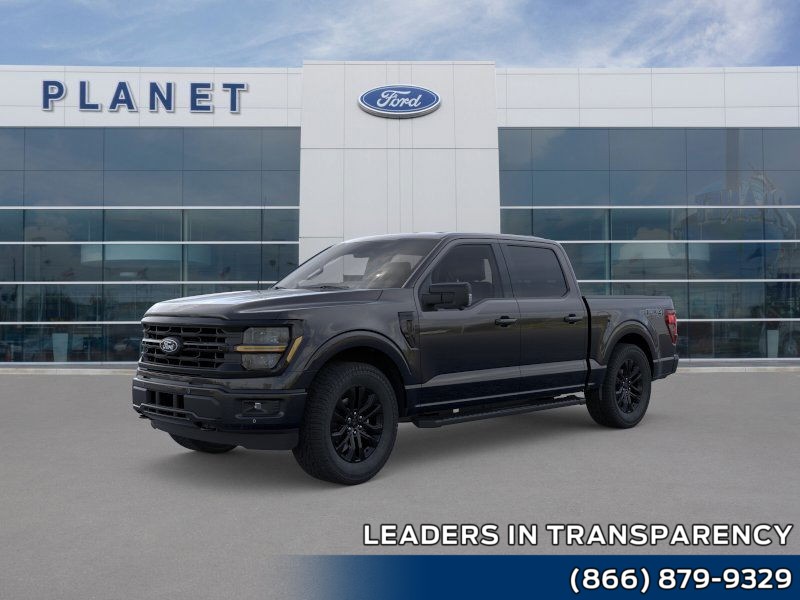 2025 Ford F-150 XLT Agate Black Metallic at Planet Ford
