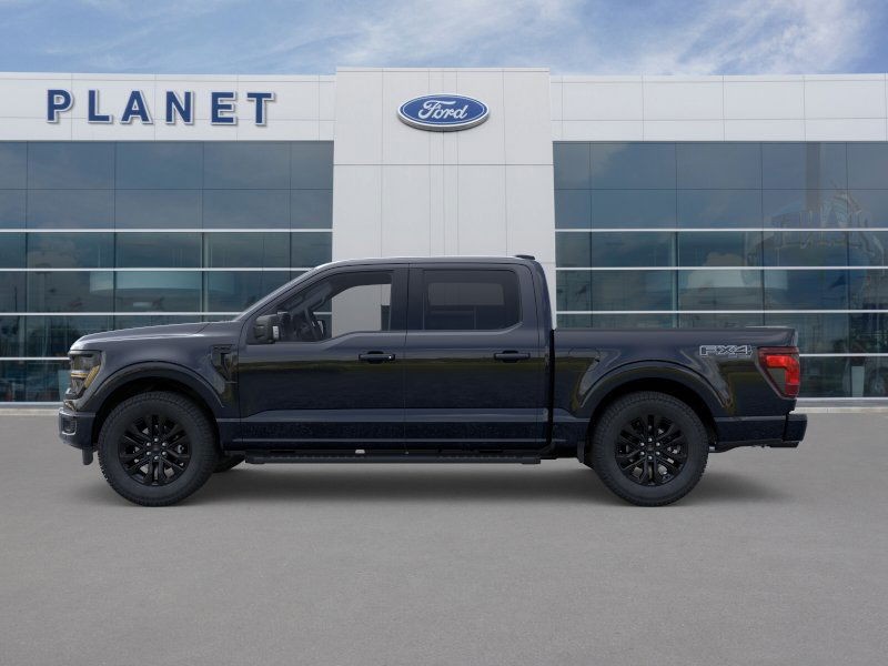2025 Ford F-150 XLT Agate Black Metallic at Planet Ford