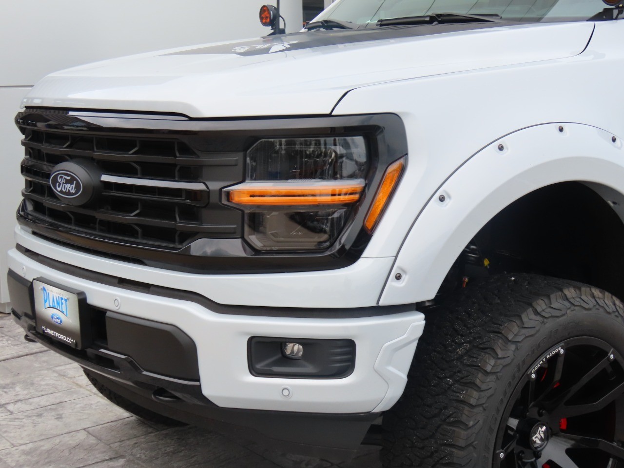 2025 Ford F-150 XLT Space White Metallic at Planet Ford