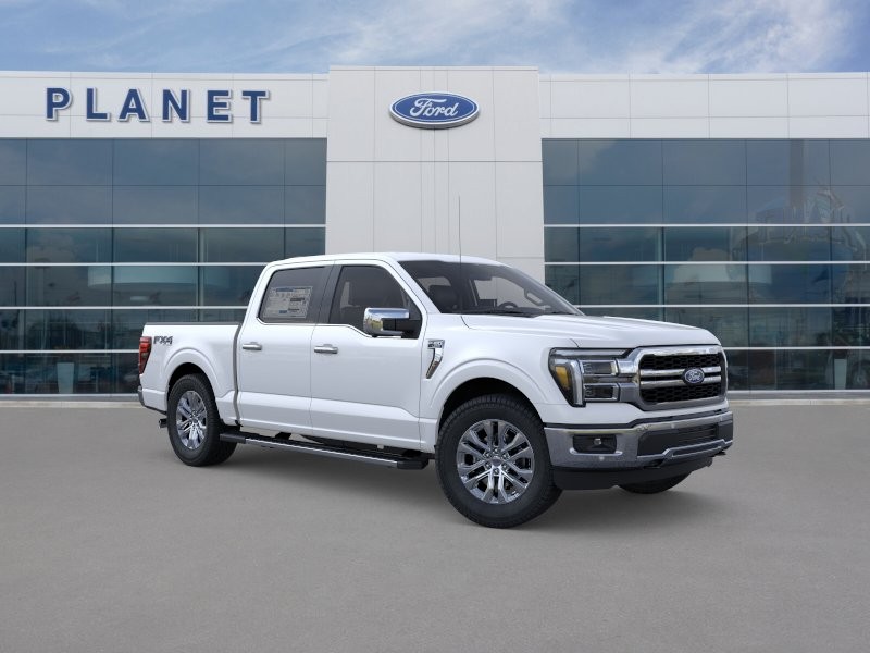 2026 Ford F-150 LARIAT Star White Metallic Tri-Coat at Planet Ford