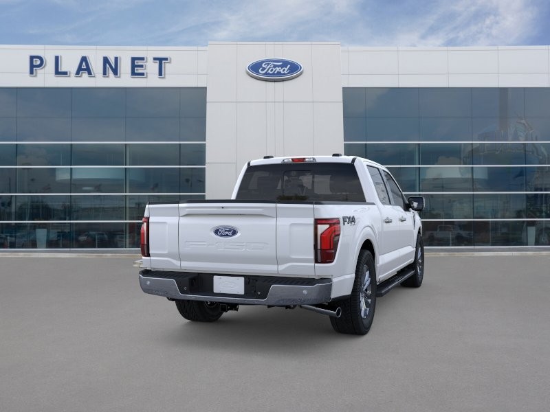 2026 Ford F-150 LARIAT Star White Metallic Tri-Coat at Planet Ford