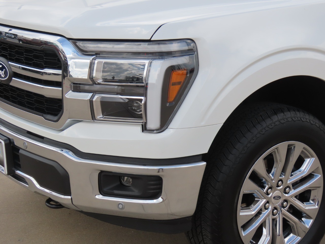 2026 Ford F-150 LARIAT Star White Metallic Tri-Coat at Planet Ford