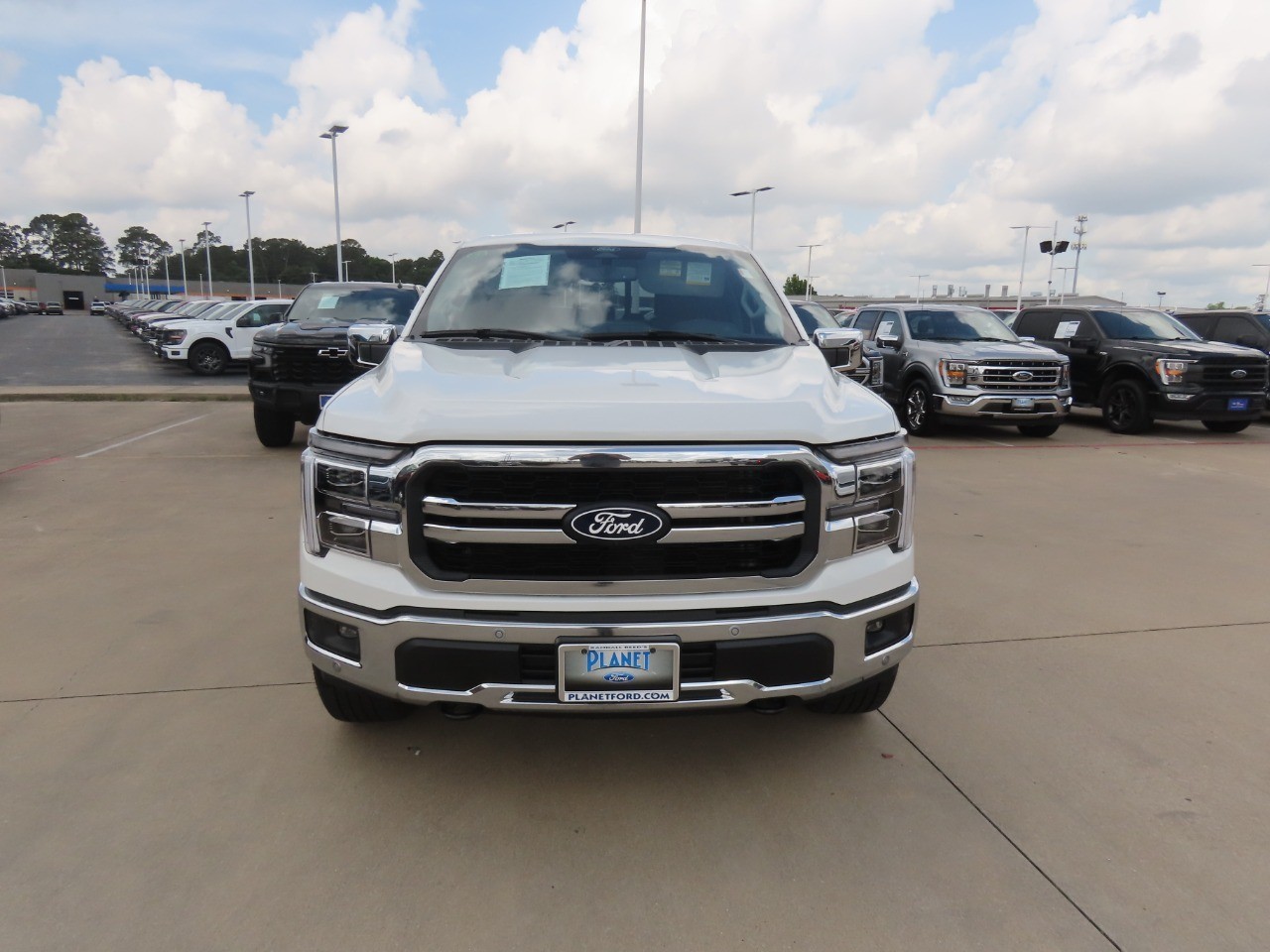 2026 Ford F-150 LARIAT Star White Metallic Tri-Coat at Planet Ford