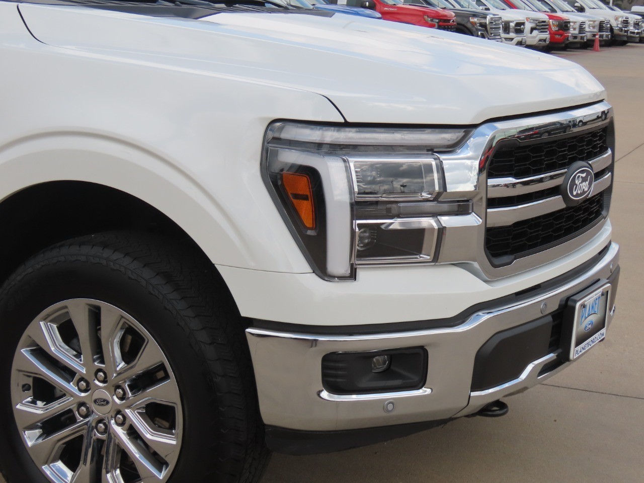 2026 Ford F-150 LARIAT Star White Metallic Tri-Coat at Planet Ford