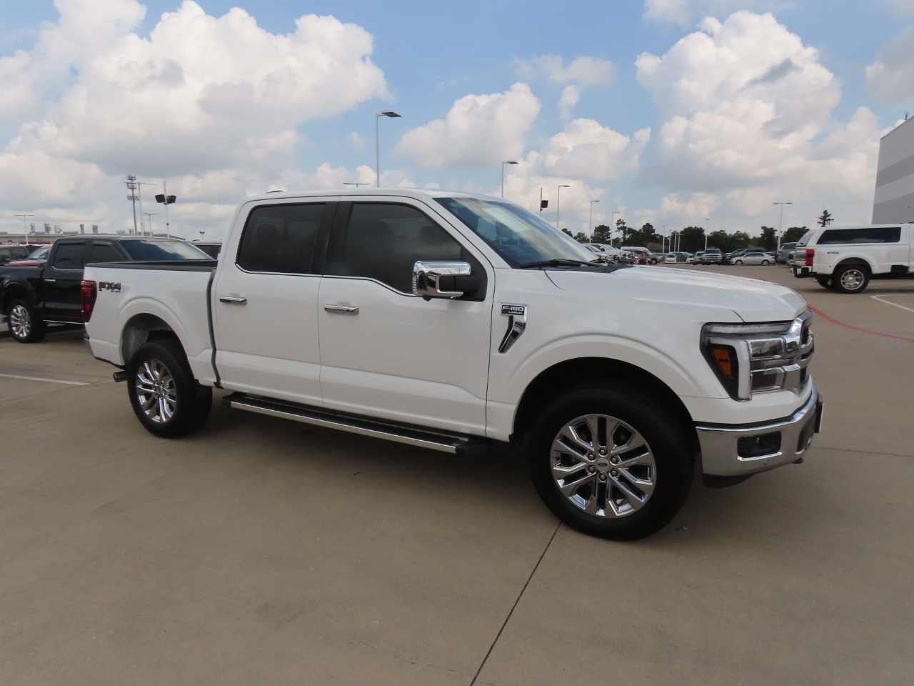 2026 Ford F-150 LARIAT Star White Metallic Tri-Coat at Planet Ford