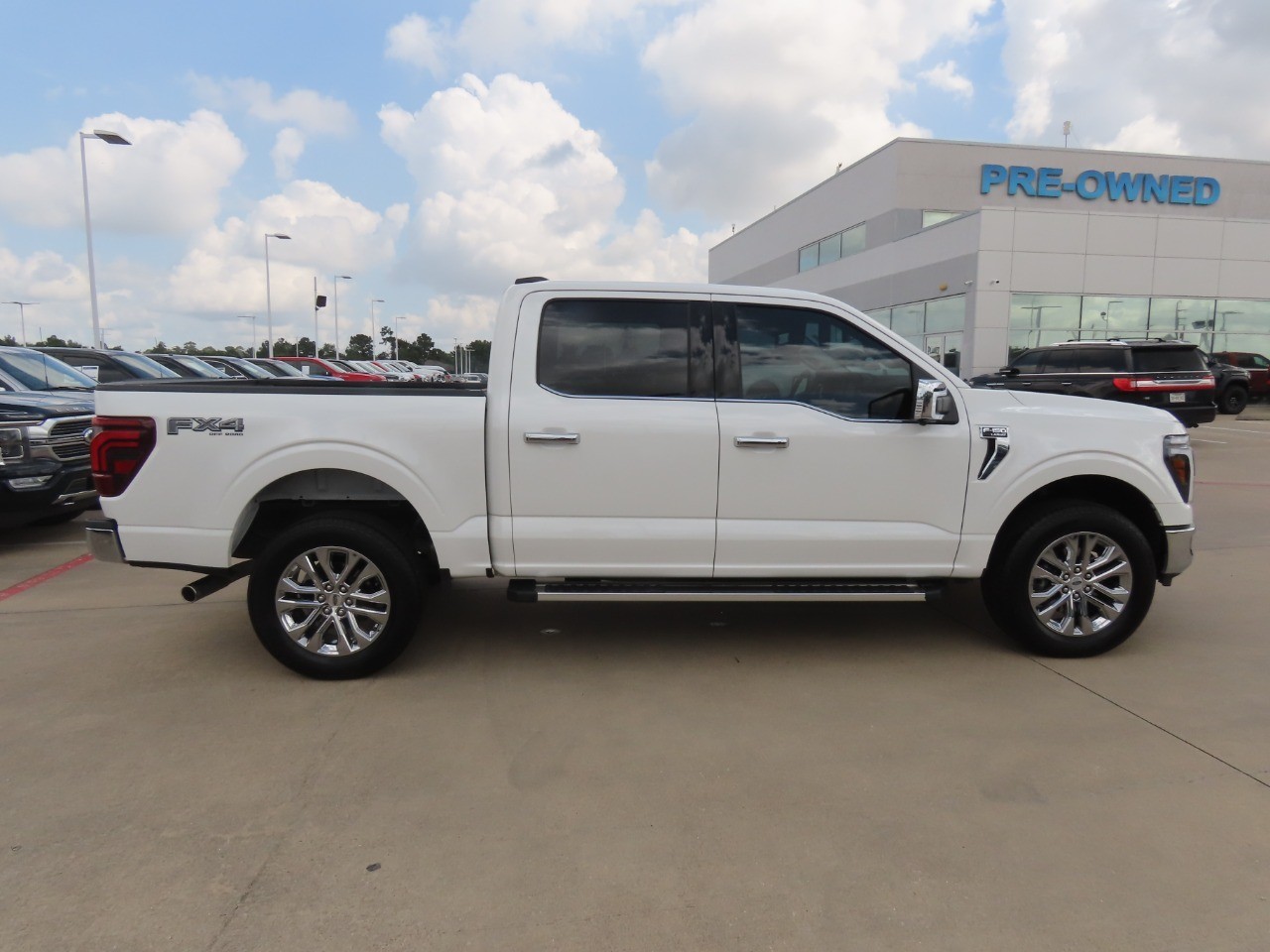 2026 Ford F-150 LARIAT Star White Metallic Tri-Coat at Planet Ford